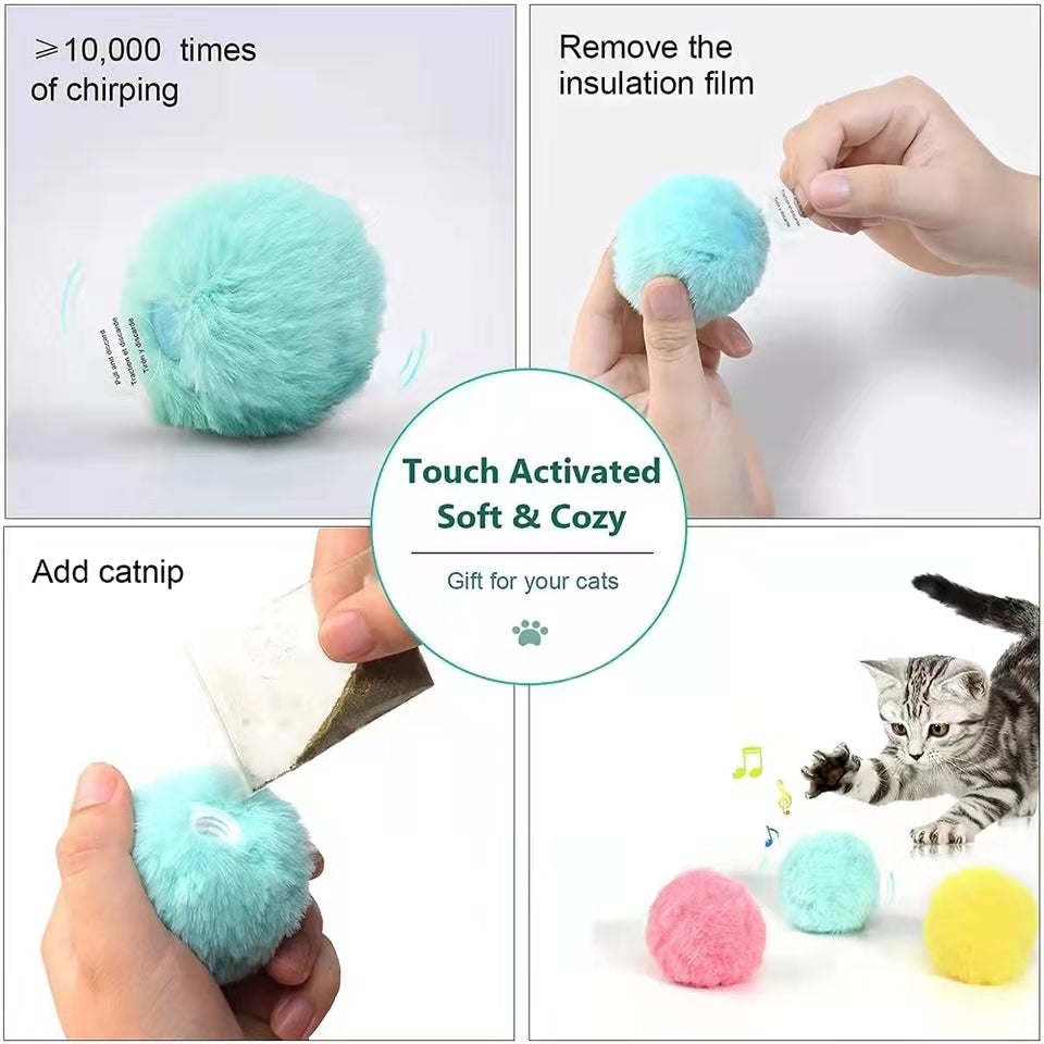 Cat Toy Ball with Sounds